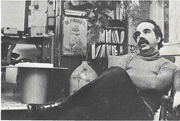 Carl Zollo relaxing in a studio